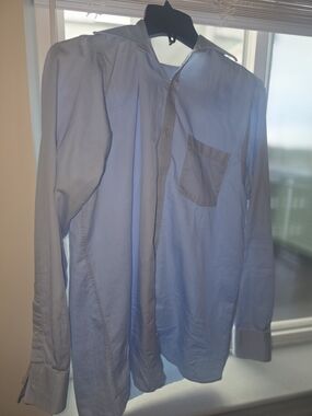 Michael Kors Light Blue Men's Button-Up Shirt